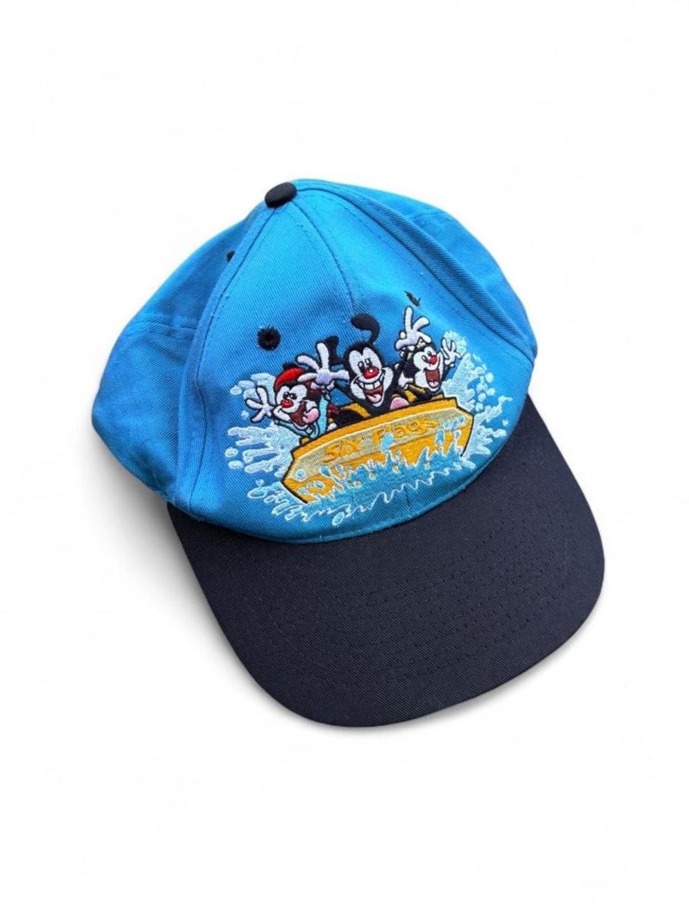 Vintage 1997 Six Flags Animaniacs Cap – Blue